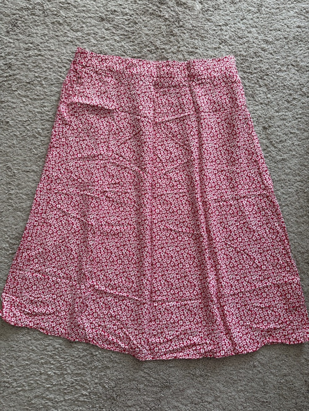 RW&CO. Pink Floral A-Line Skirt